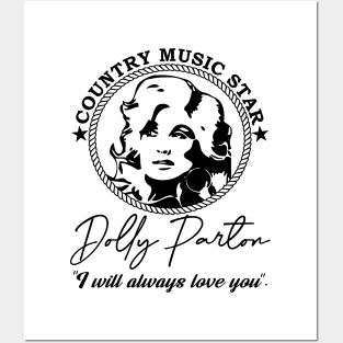 Dolly Parton Country Music Star Posters and Art